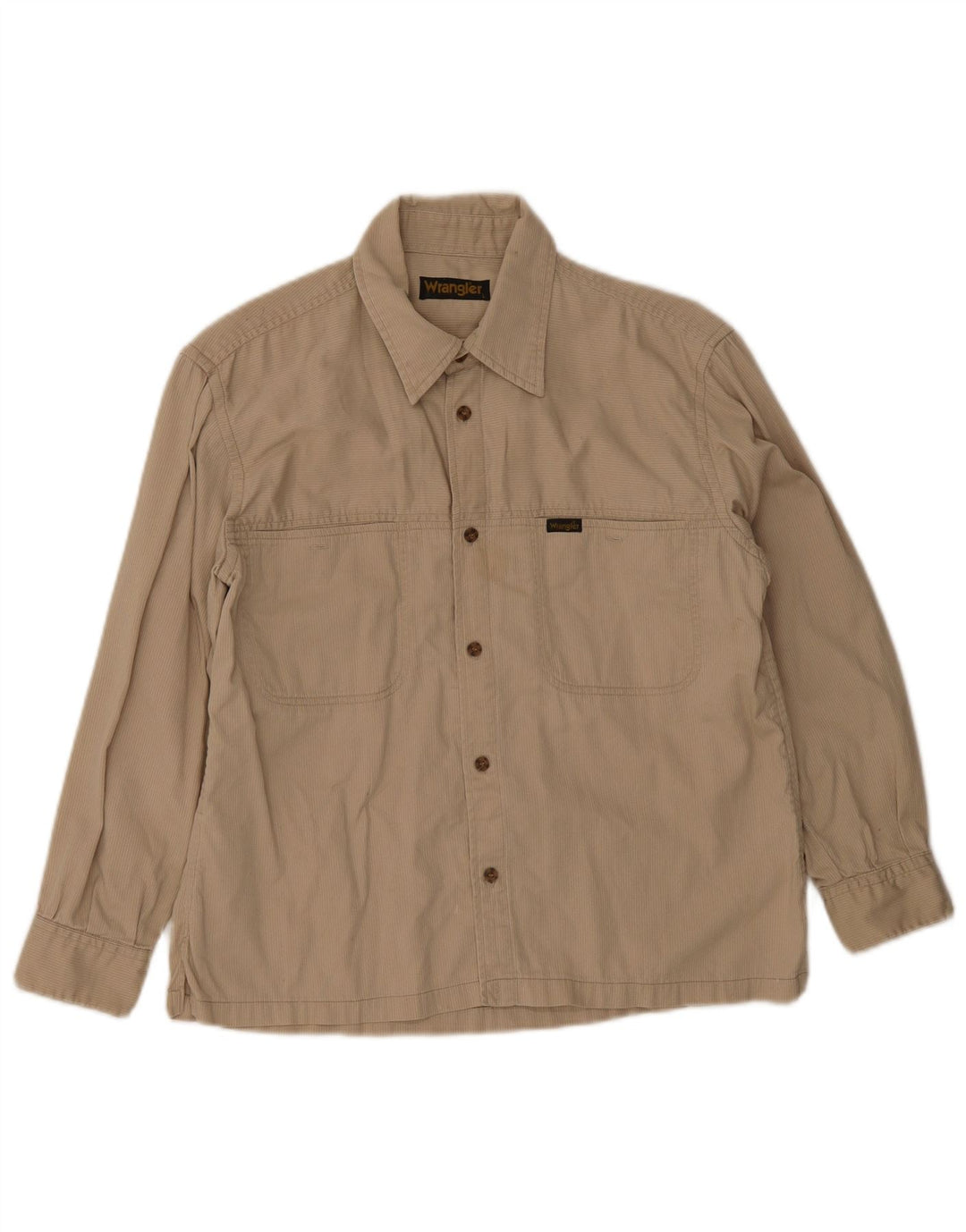 Wrangler Chemise Garçon 14-15 ans Grandes Rayures Beige