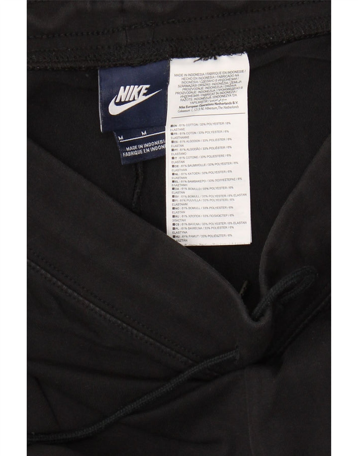 Pantalon de survêtement Nike pour femme UK 12 en coton noir moyen