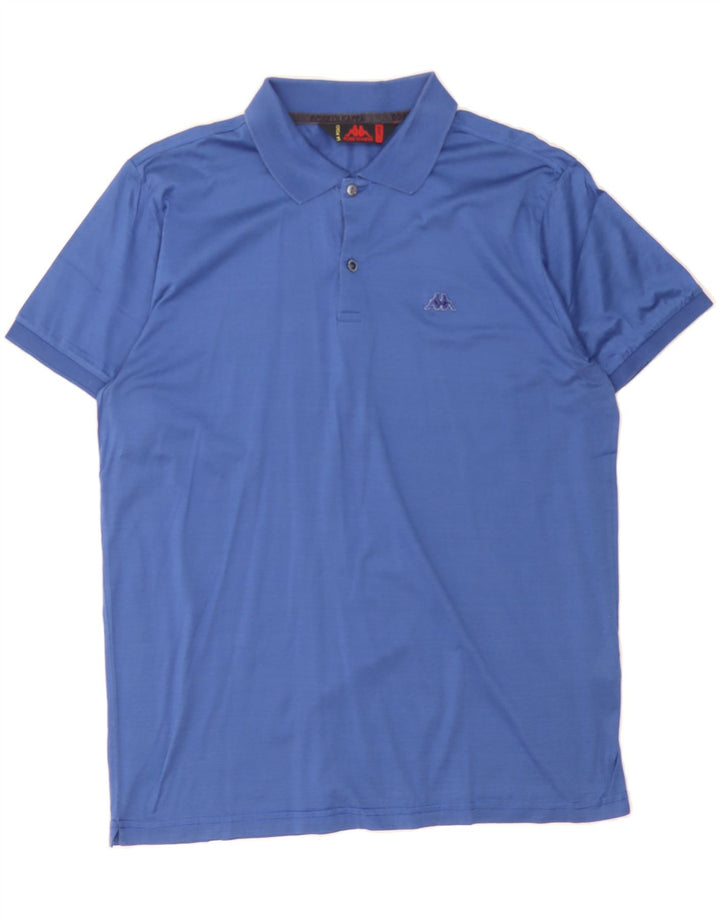 KAPPA Mens Polo Shirt XL Blue Cotton Vintage Kappa and Second-Hand Kappa from Messina Hembry 