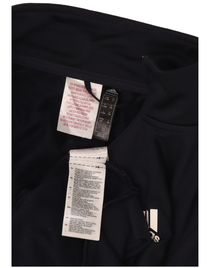 ADIDAS Veste de Survêtement Garçon 9-10 ans Bleu Marine Polyester