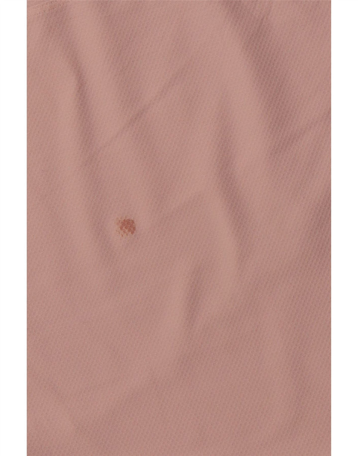 LULULEMON Haut court à manches longues et coupe ample pour femme UK 14 Rose moyen