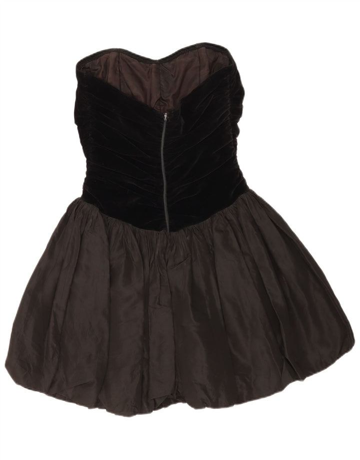 Robe bustier Aria pour femme UK 10 Small Black Colourblock