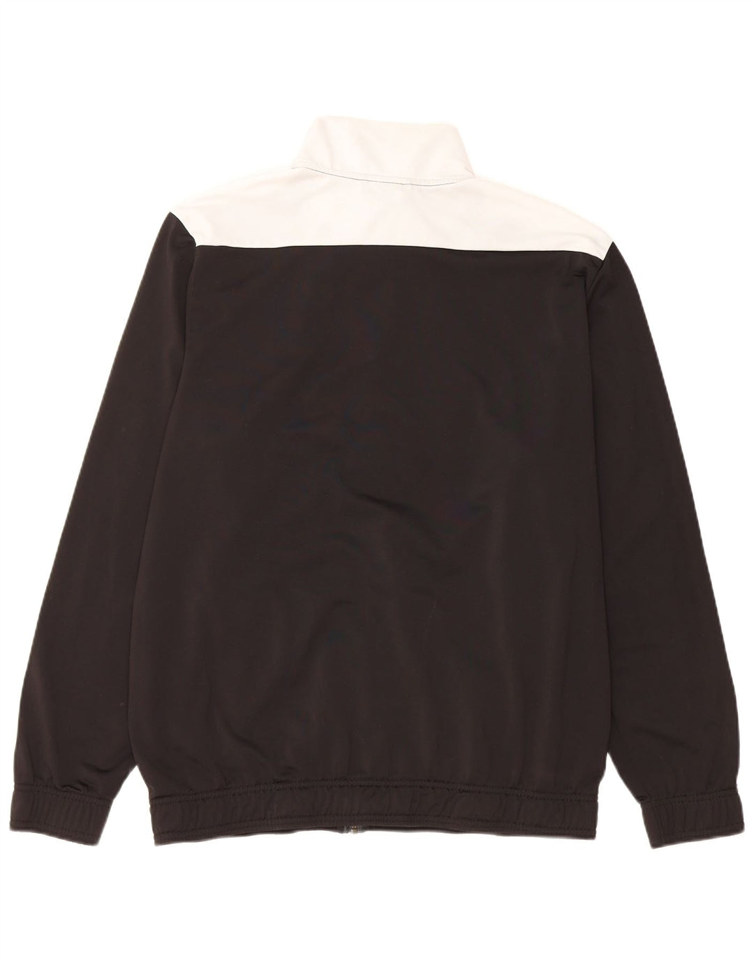 Puma Veste de survêtement pour homme Large Noir Colorblock Polyester