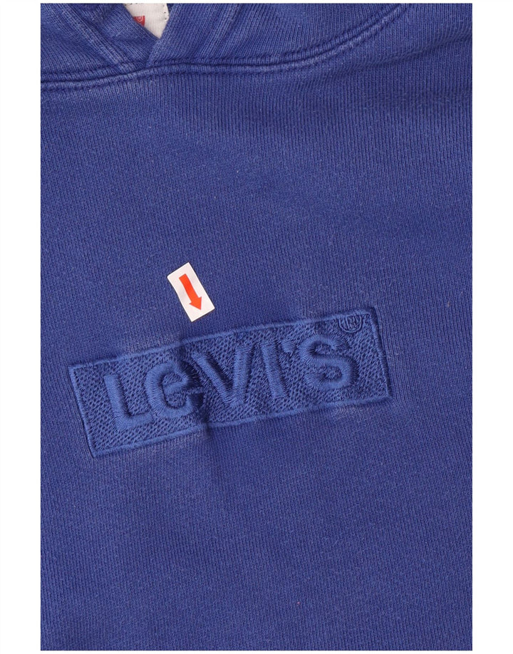 Levi's Pull à Capuche Graphique Homme Bleu Moyen Coton