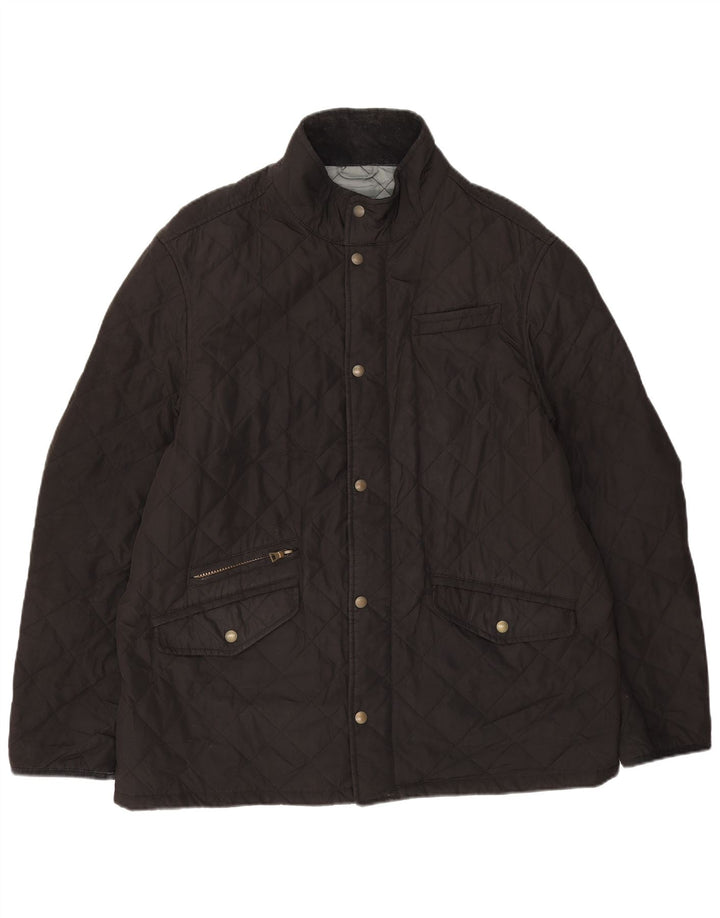 Marks & Spencer Veste matelassée Blue Harbour pour homme UK 42 XL Noir Polyester