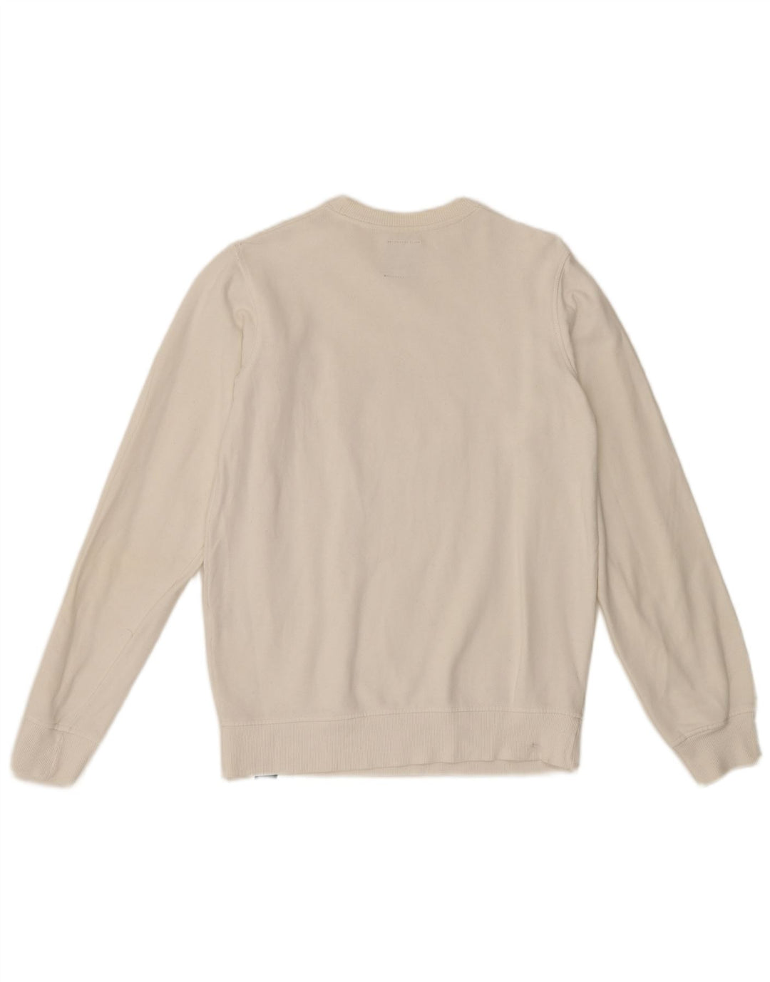 Dickies Homme Graphic Sweatshirt Jumper XS Blanc Coton