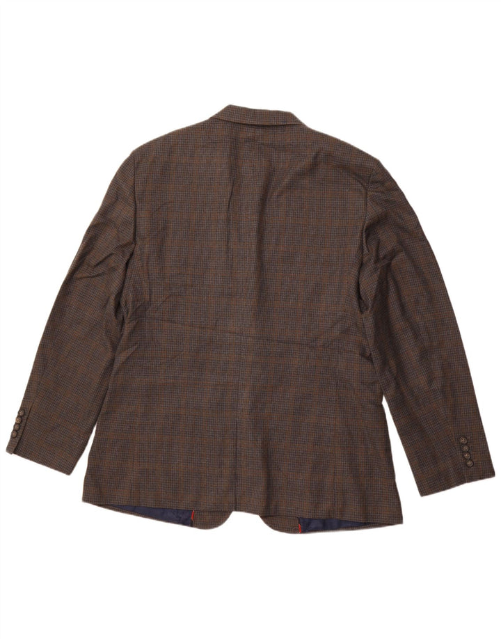 IZOD Veste Blazer 2 Boutons Homme UK 42 XL Gris Carreaux Polyester