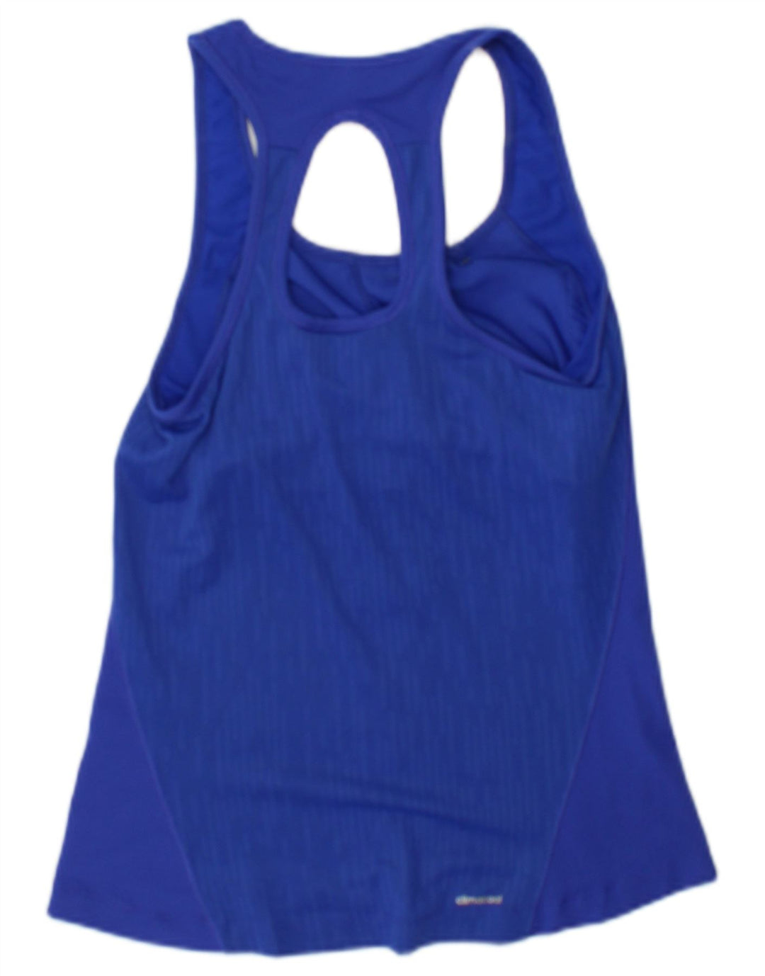 Adidas Climacool Vest Top UK 8 Small Bleu Colorblock Nylon
