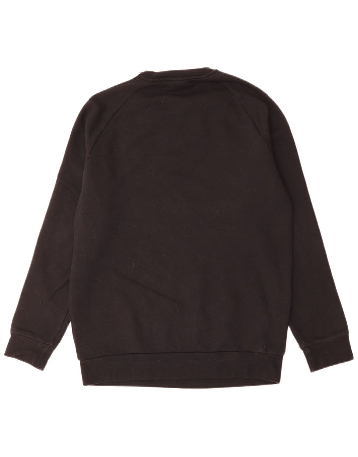 ADIDAS Sweat-shirt surdimensionné pour femme UK 0/2 XS Noir Coton