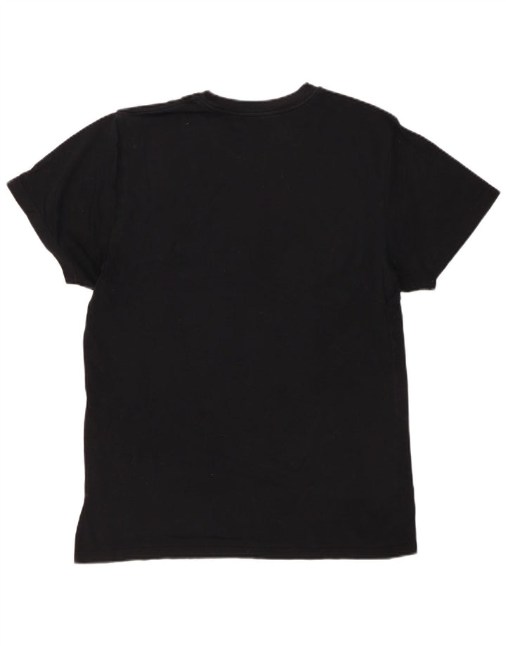 VANS T-shirt graphique ajusté sur mesure pour homme en coton noir moyen