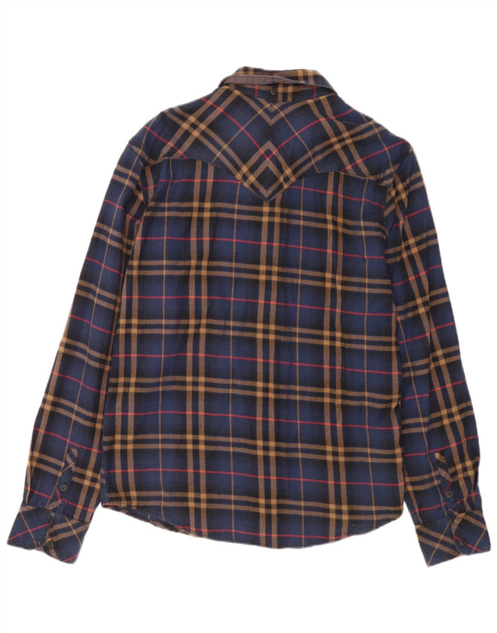 Levi's Chemise Standard Fit Flannel Homme Bleu Marine à Carreaux en Coton