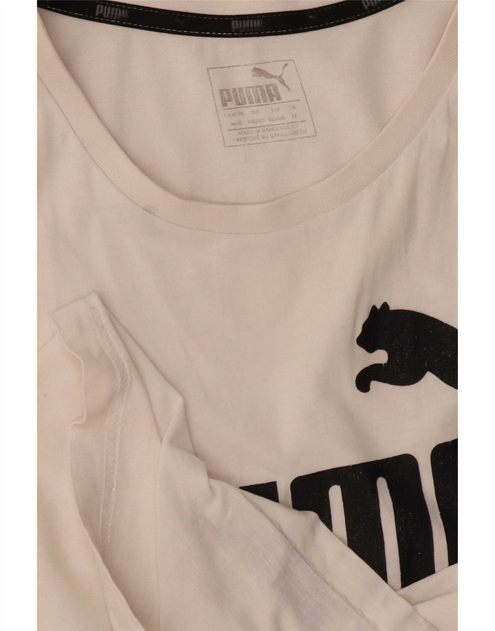 Puma Tee-Shirt Graphic Homme Blanc Moyen