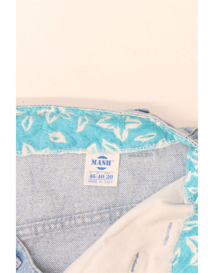 Mash Jean fuselé pour femme IT 46 Large W30 L30 Bleu Coton