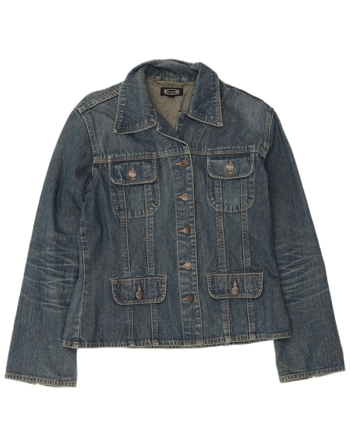 veste en denim femme vintage EU 40/42 Bleu moyen