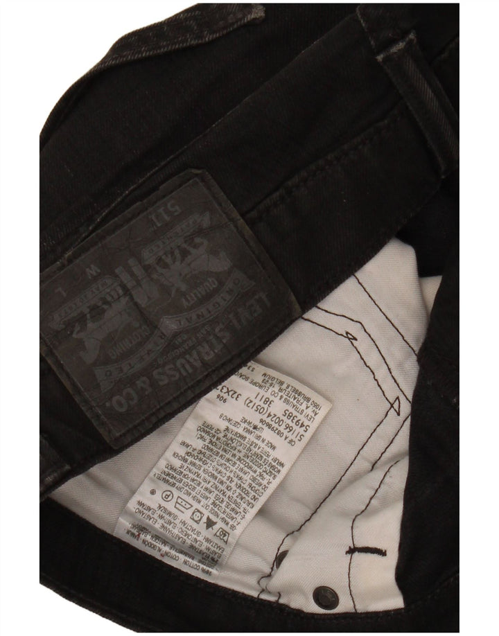 LEVI'S Jean Slim 511 Femme W32 L30 Coton Noir