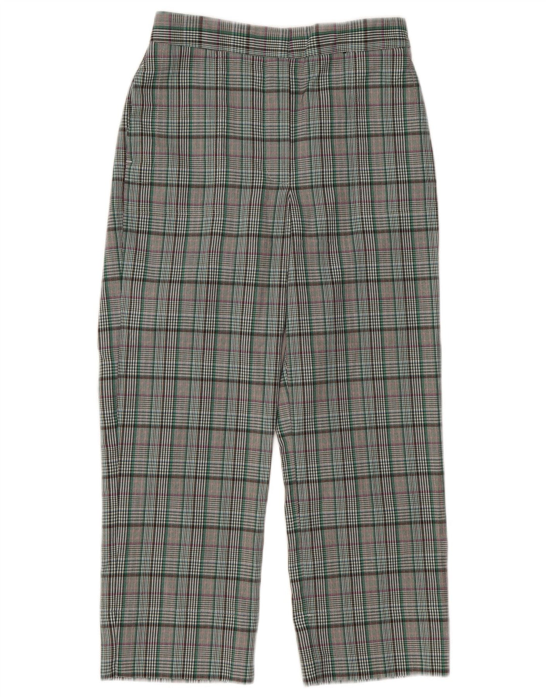 MARKS & SPENCER Pantalon court pour femme UK 8 Small W28 L24 Gris