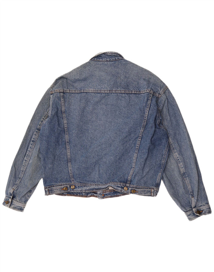 Quarry Veste en jean Batwing pour homme UK 40 Large Bleu