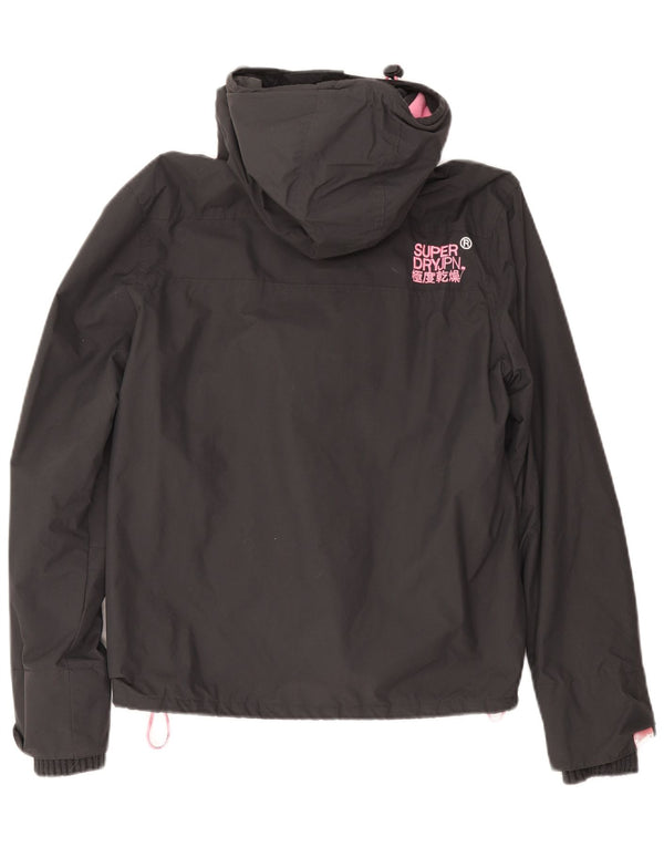 SUPERDRY Veste coupe-vent graphique The Windcheater pour femme UK 18 XL Gris