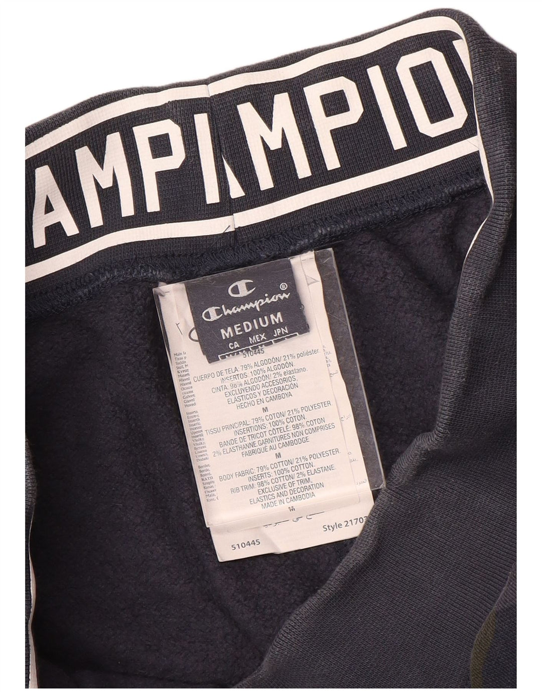 Champion Pantalon De Survêtement Joggers Homme Bleu Marine Moyen Camouflage