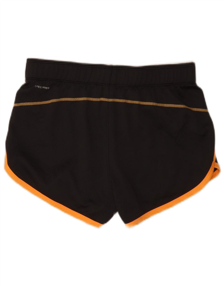 Reebok Short de sport pour femme UK 12 Gris moyen Polyester