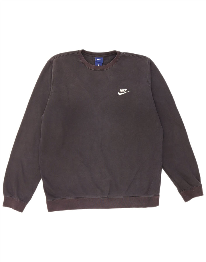 Nike Sweat-shirt en coton noir moyen pour homme