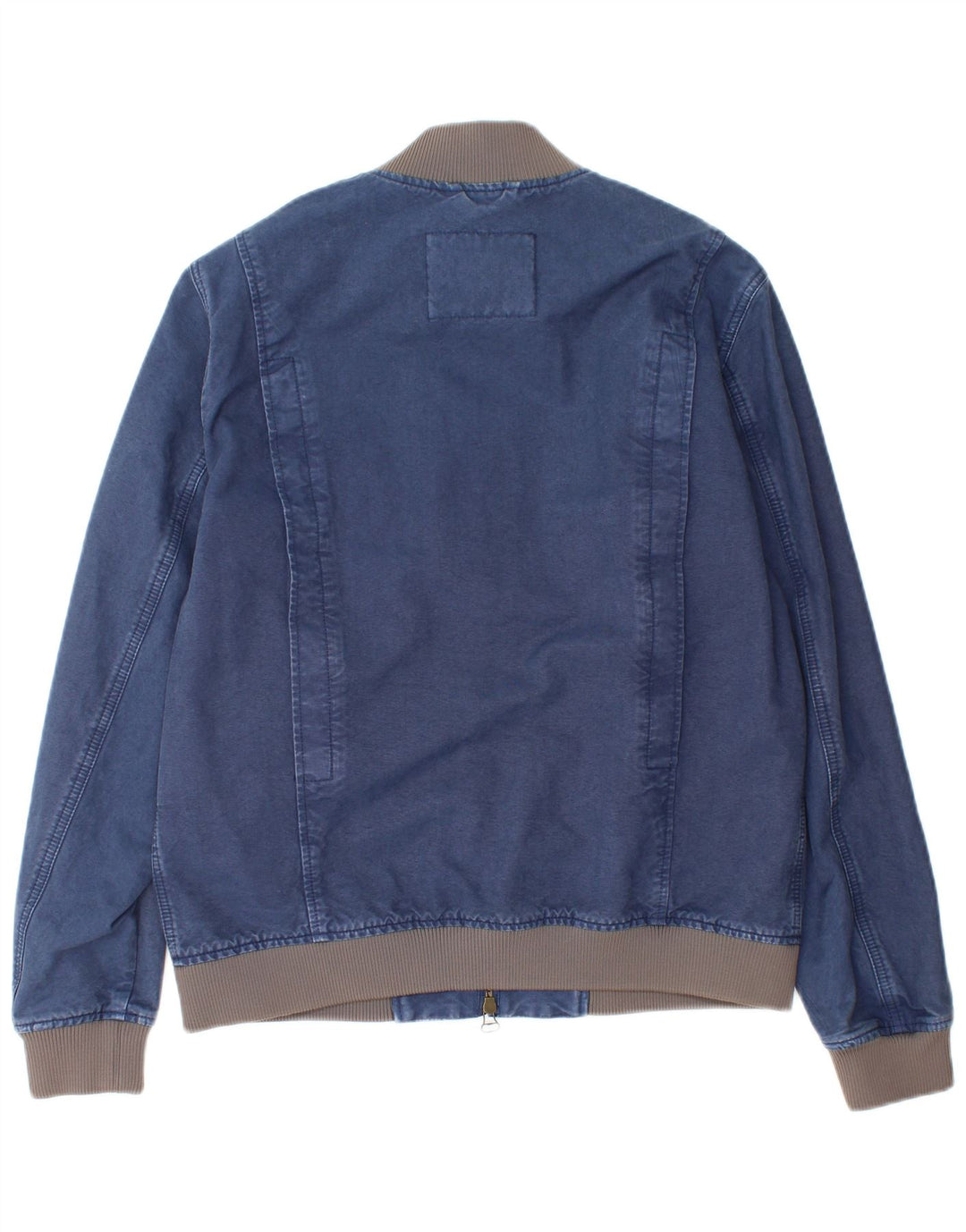 Jeckerson Veste en Jean Homme UK 40 Large Bleu Marine Coton