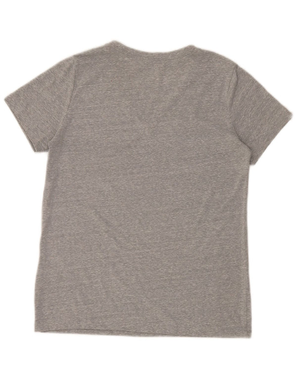 Converse T-shirt coupe classique pour femme UK 10 Petit gris moucheté