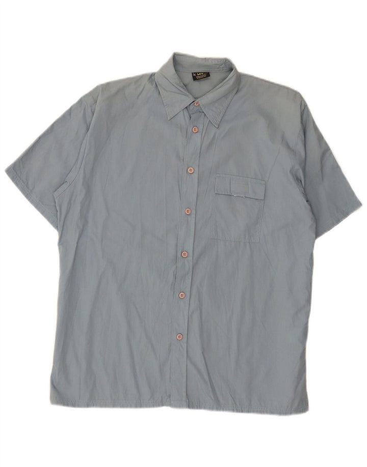 Lee Chemise Graphique à Manches Courtes pour Garçon 13-14 Ans Grand Bleu