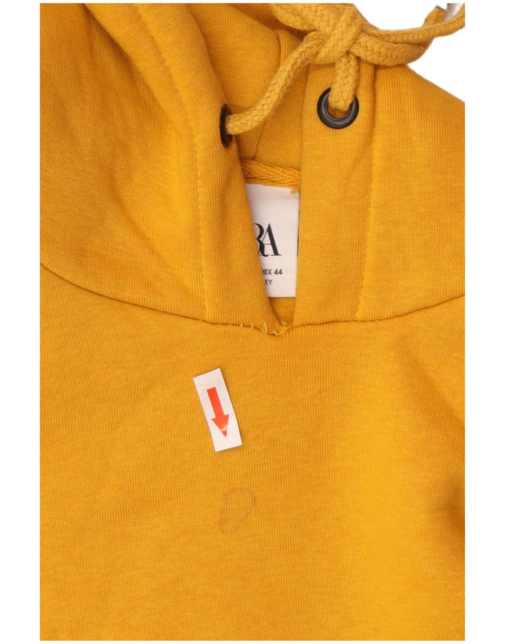 Zara Homme Sweat À Capuche Jumper XL Jaune Coton