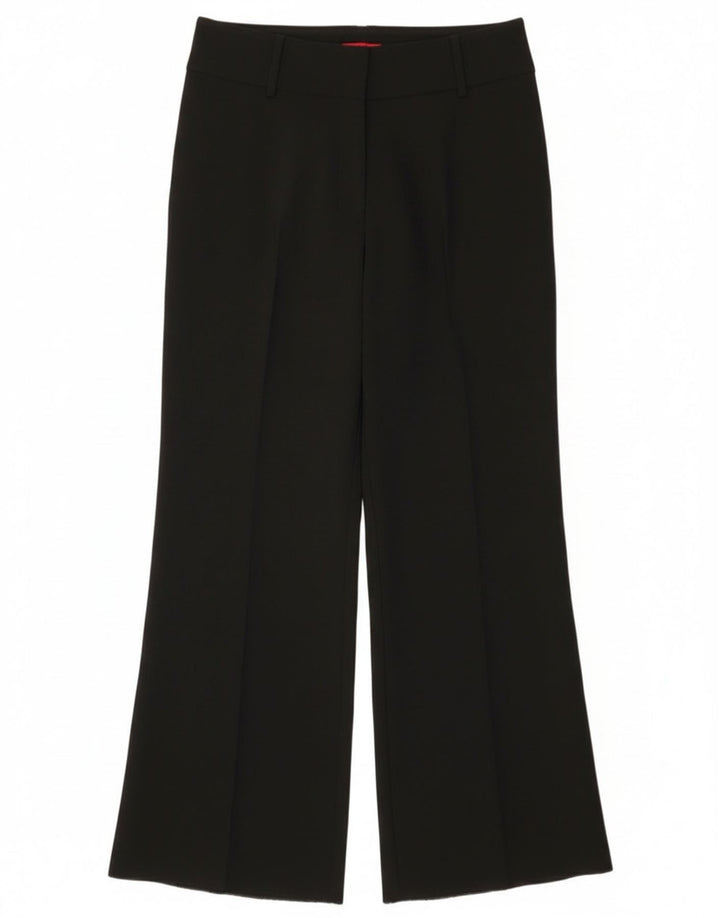 Max & Co. Pantalon de costume bootcut pour femme UK 8 Small W30 L31 Noir Polyester