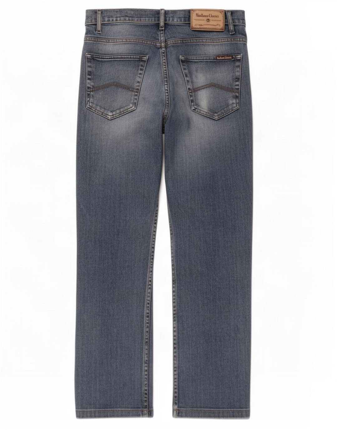 Marlboro Classics Jean droit homme W33 L30 bleu coton
