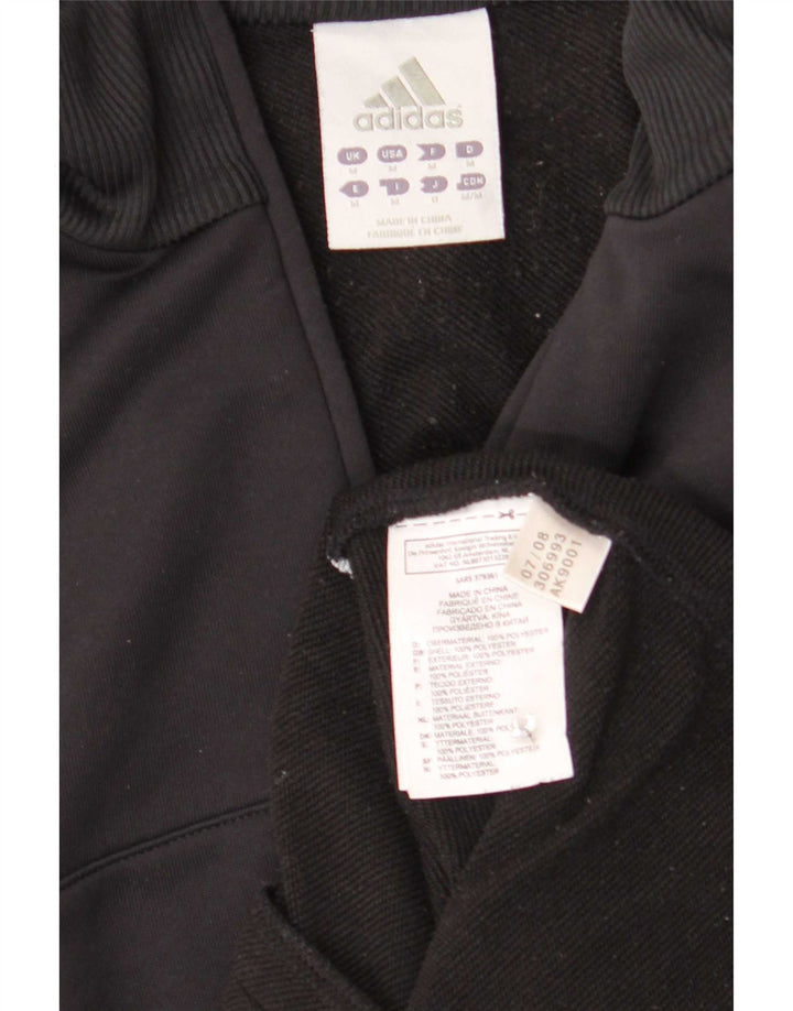 Adidas Veste de survêtement pour homme Noir moyen Polyester colour block