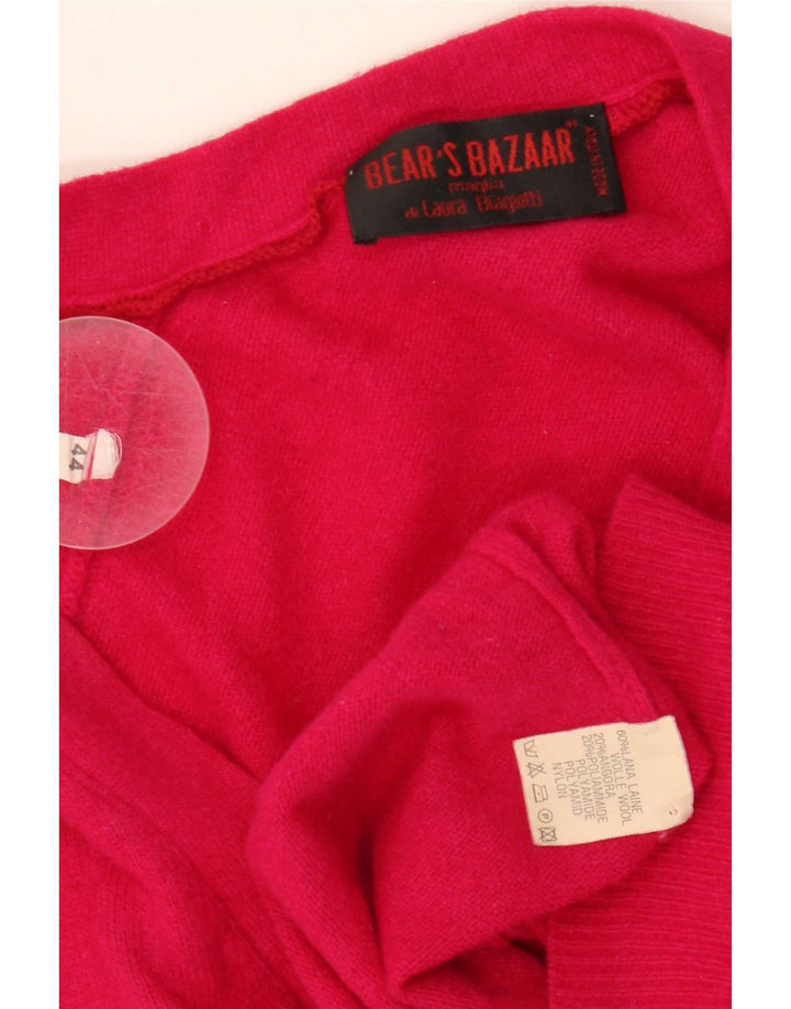 Laura Biagiotti Bear's Bazaar Cardigan Pull Femme IT 44 Rose Moyen
