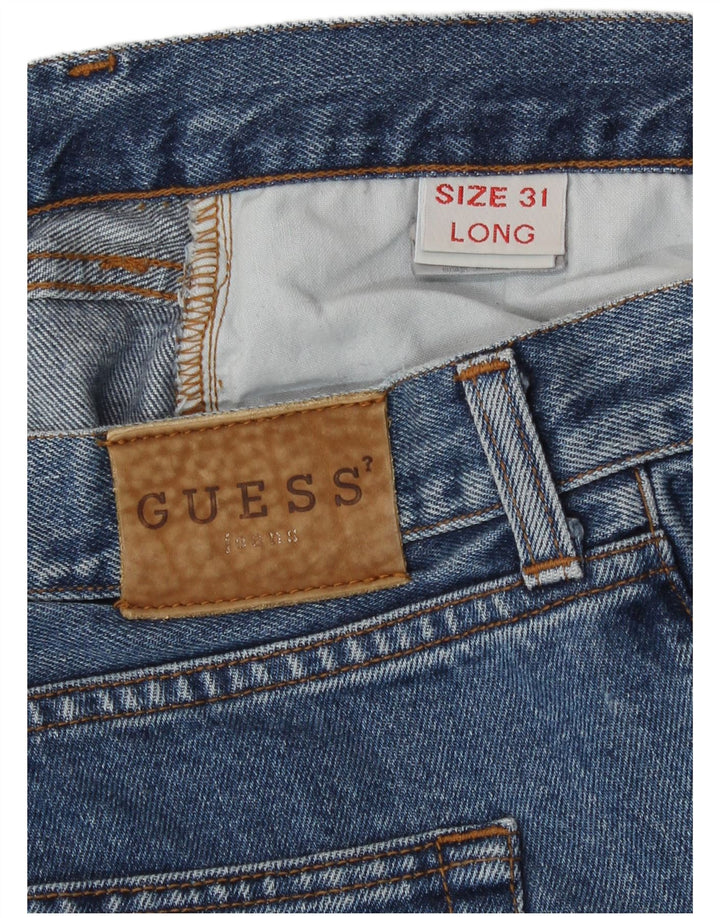 Guess Jean droit homme W31 L31 bleu coton