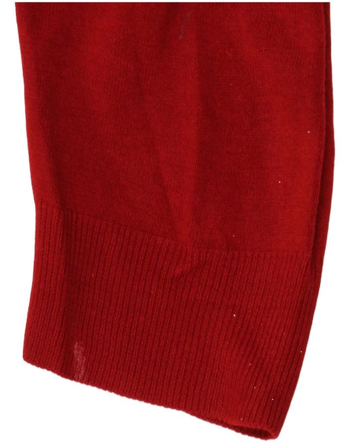 Marks & Spencer Pull Blue Harbor Col V Homme Rouge Moyen Acrylique