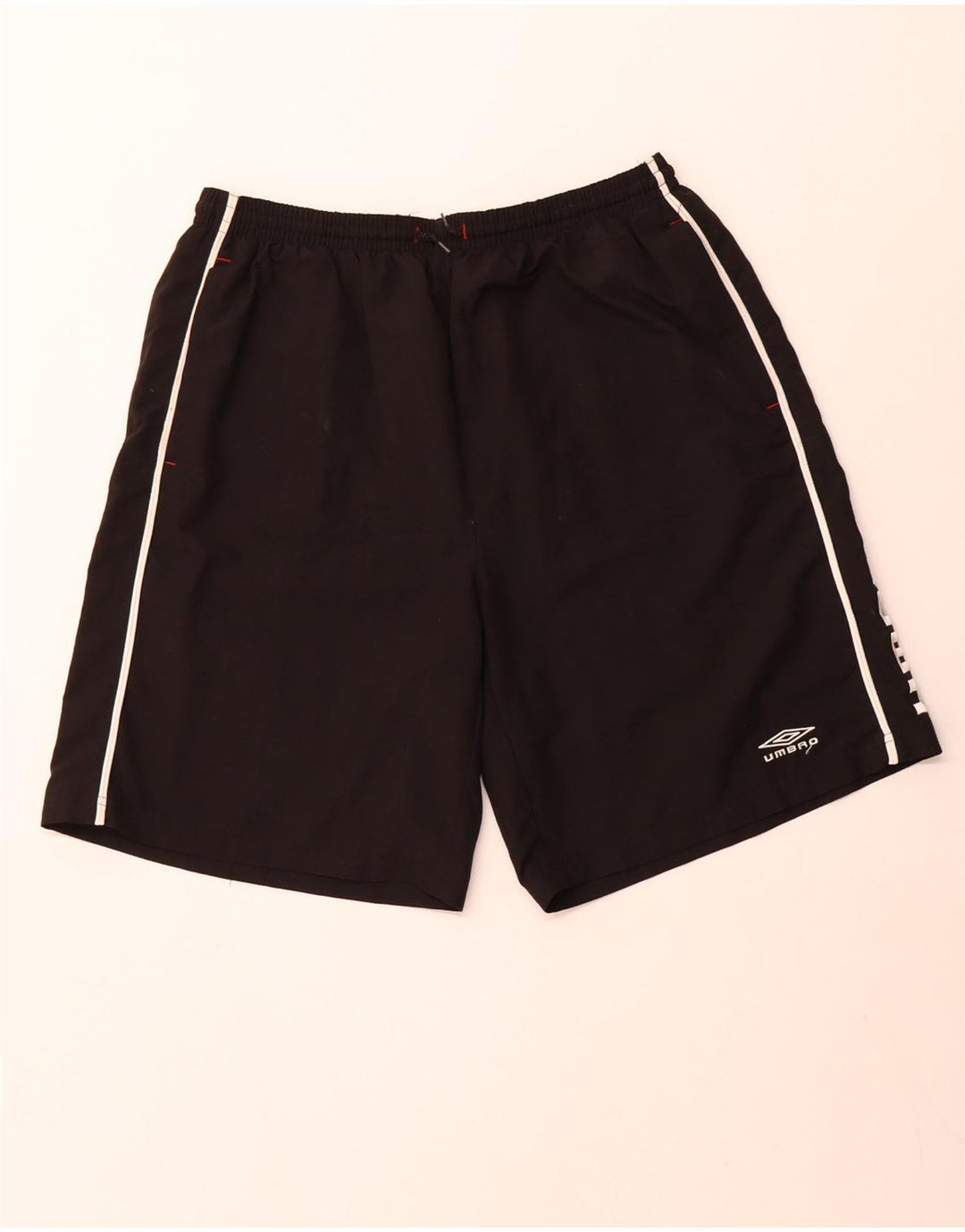 Umbro Short de Sport Graphique Homme 2XL Noir Polyester