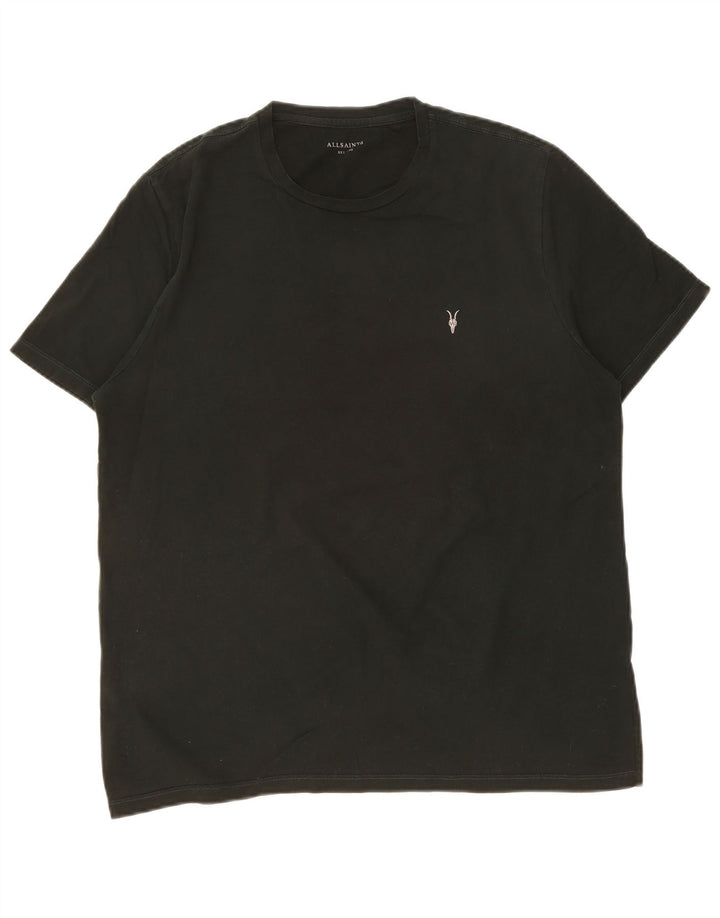 ALL SAINTS Mens T-Shirt Top 2XL Green Cotton
