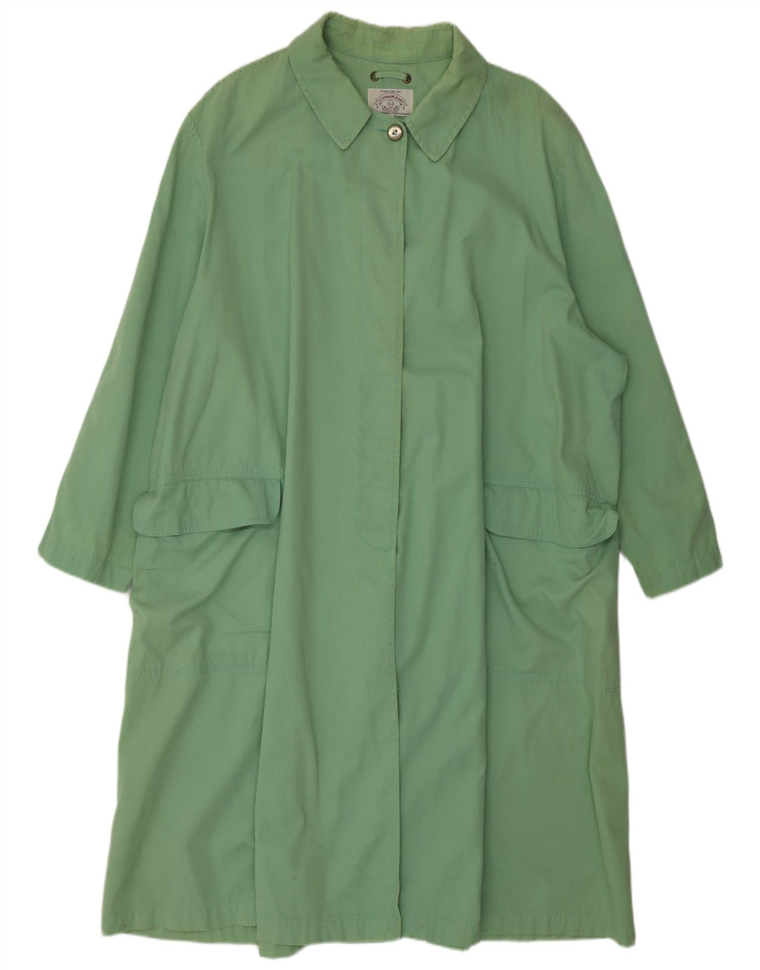 Armani Jeans Manteau surdimensionné pour femme UK 14 Grand coton vert