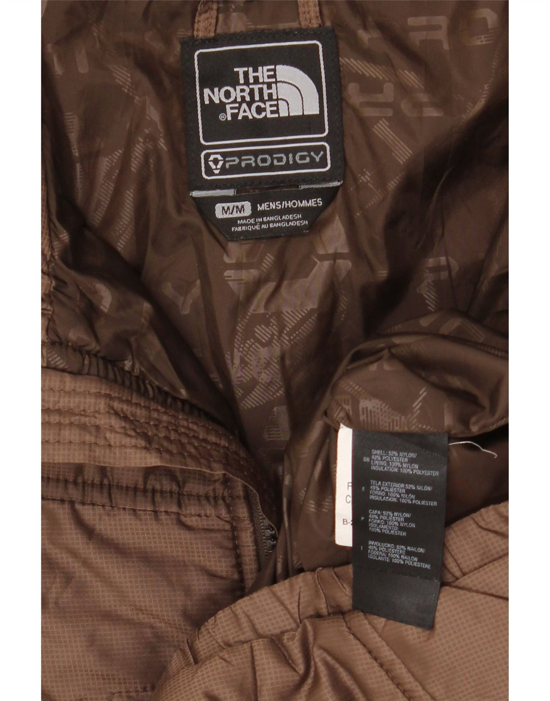THE NORTH FACE Veste coupe-vent pour homme UK 38 Nylon marron moyen