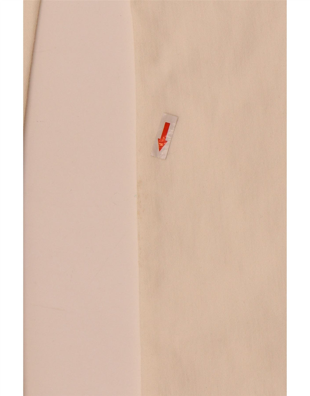 Zara Jean évasé femme EU 34 2XS W24 L32 coton blanc