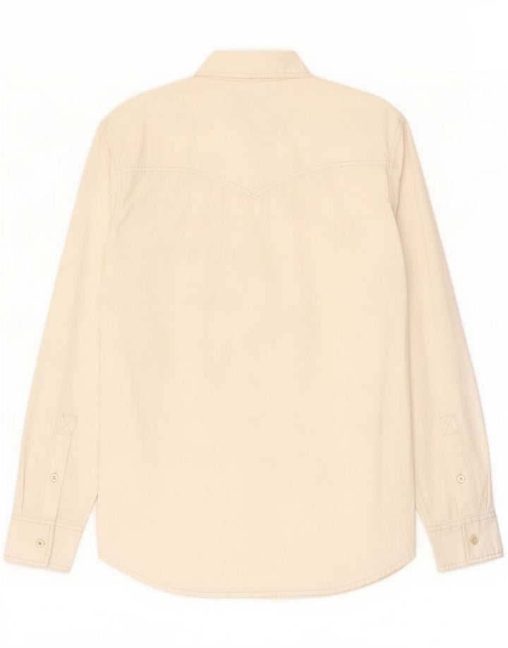 Chemise Levi's pour homme Large en coton blanc cassé