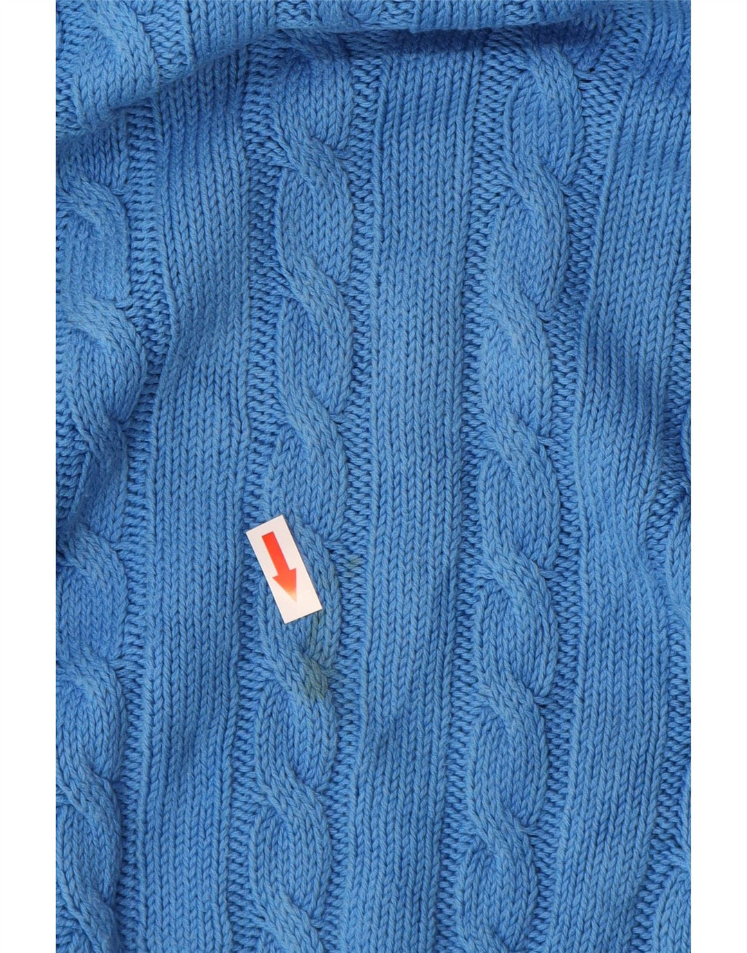 vintage Homme Col V Pull Pull 2XL Bleu Coton