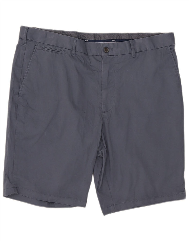 Marks & Spencer Short Chino Homme W38 XL Bleu Coton