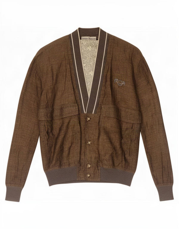 Umberto Bilancioni Veste Bomber Homme IT 48 Lin Kaki Moyen