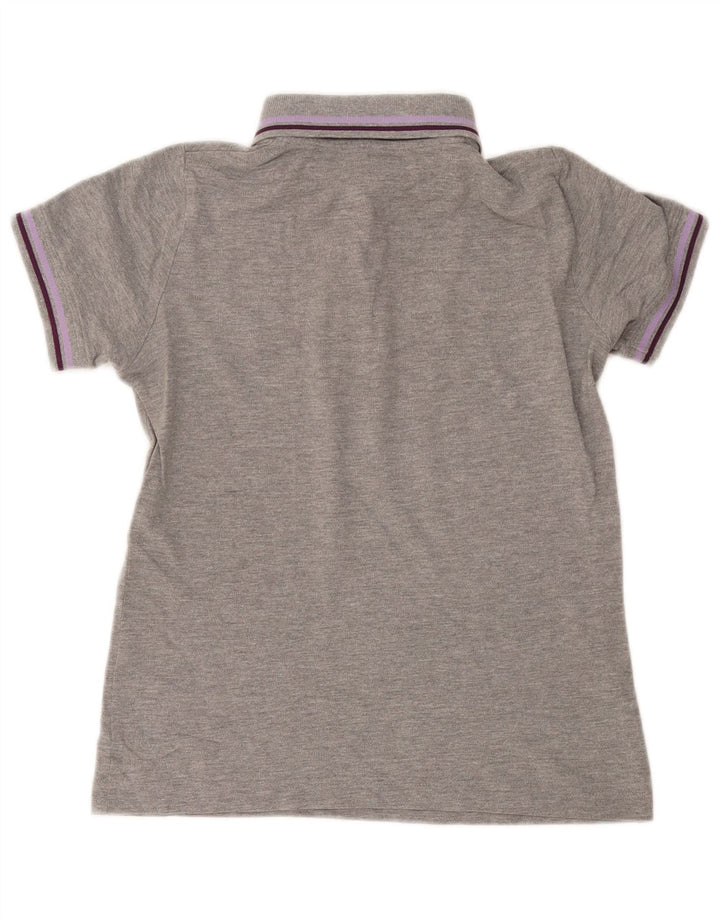 KAPPA Polo Femme UK 10 Petit Gris