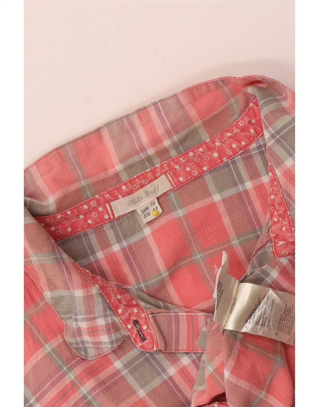 Chemise Femme White Stuff UK 16 Grand Coton à Carreaux Rose