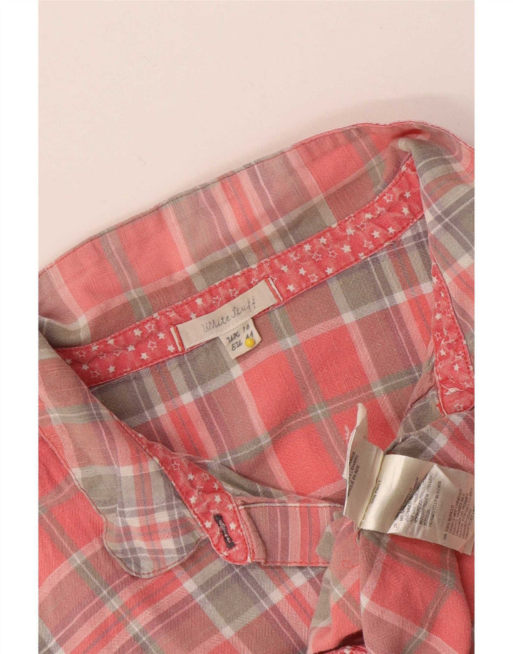 Chemise Femme White Stuff UK 16 Grand Coton à Carreaux Rose
