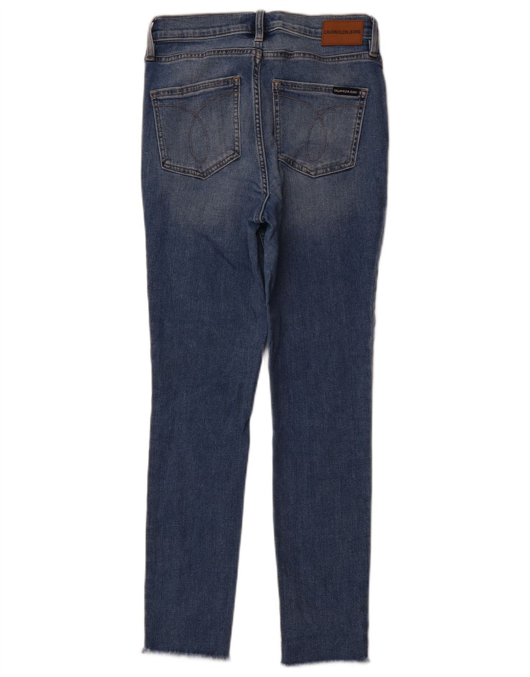 Calvin Klein Jean skinny pour femme US 6 Medium W28 L26 Bleu Coton