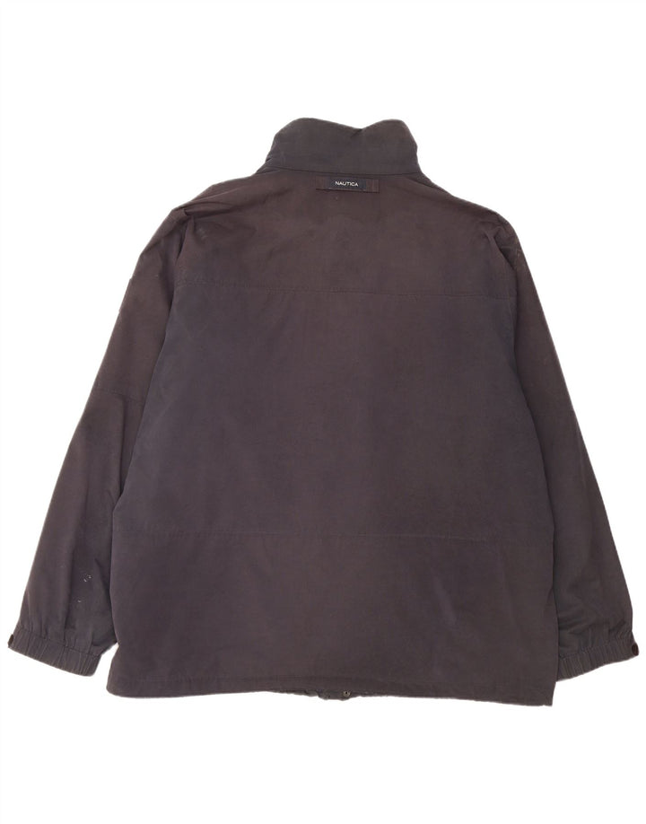 Nautica Veste coupe-vent pour homme UK 42 XL Noir Polyester