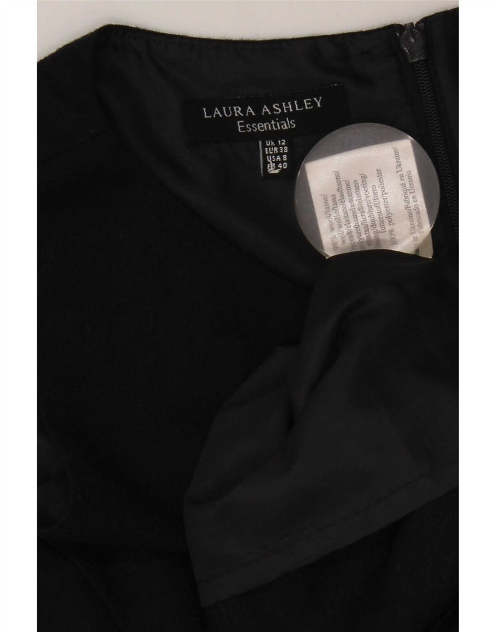 Laura Ashley Robe fourreau pour femme UK 12 Laine bleu marine moyen